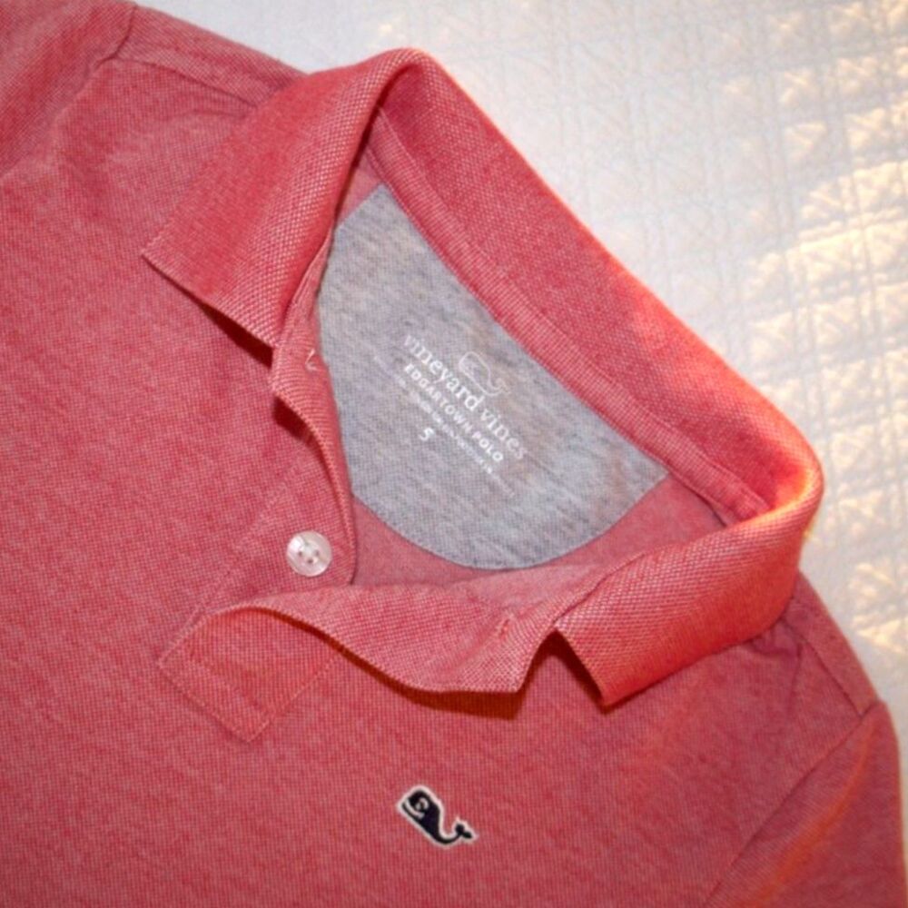 Vineyard Vines Boy's Polo RED SIZE 5
